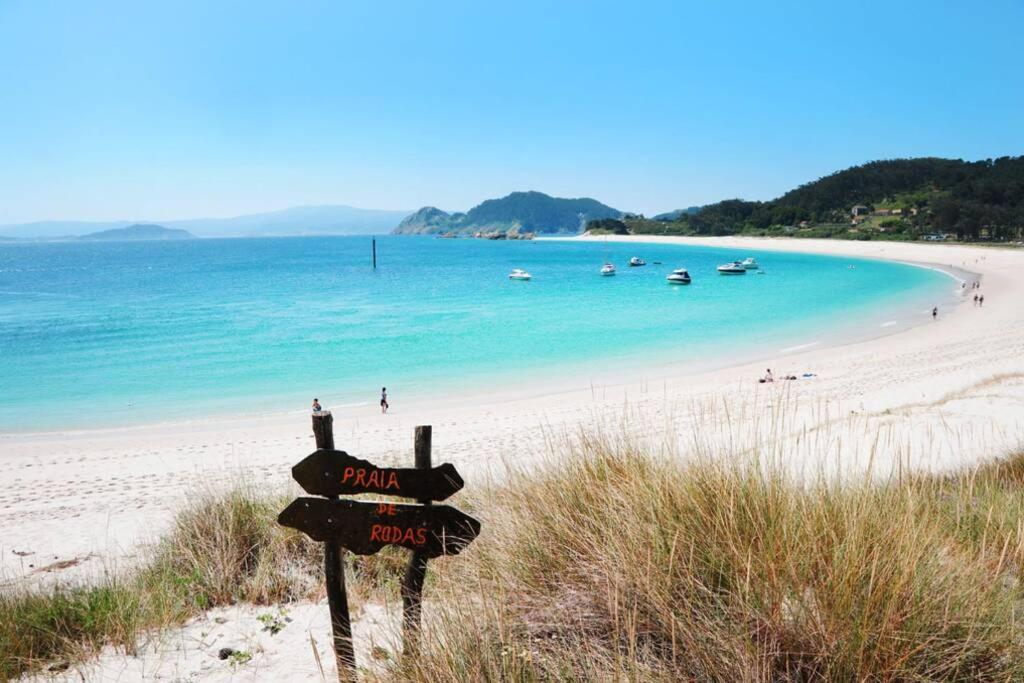 Primera Linea De Playa Rias Baixas, Moana 아파트 외부 사진