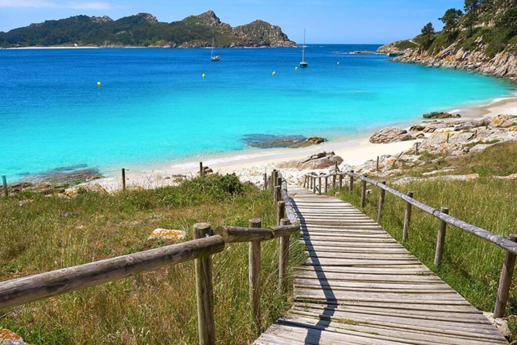 Primera Linea De Playa Rias Baixas, Moana 아파트 외부 사진